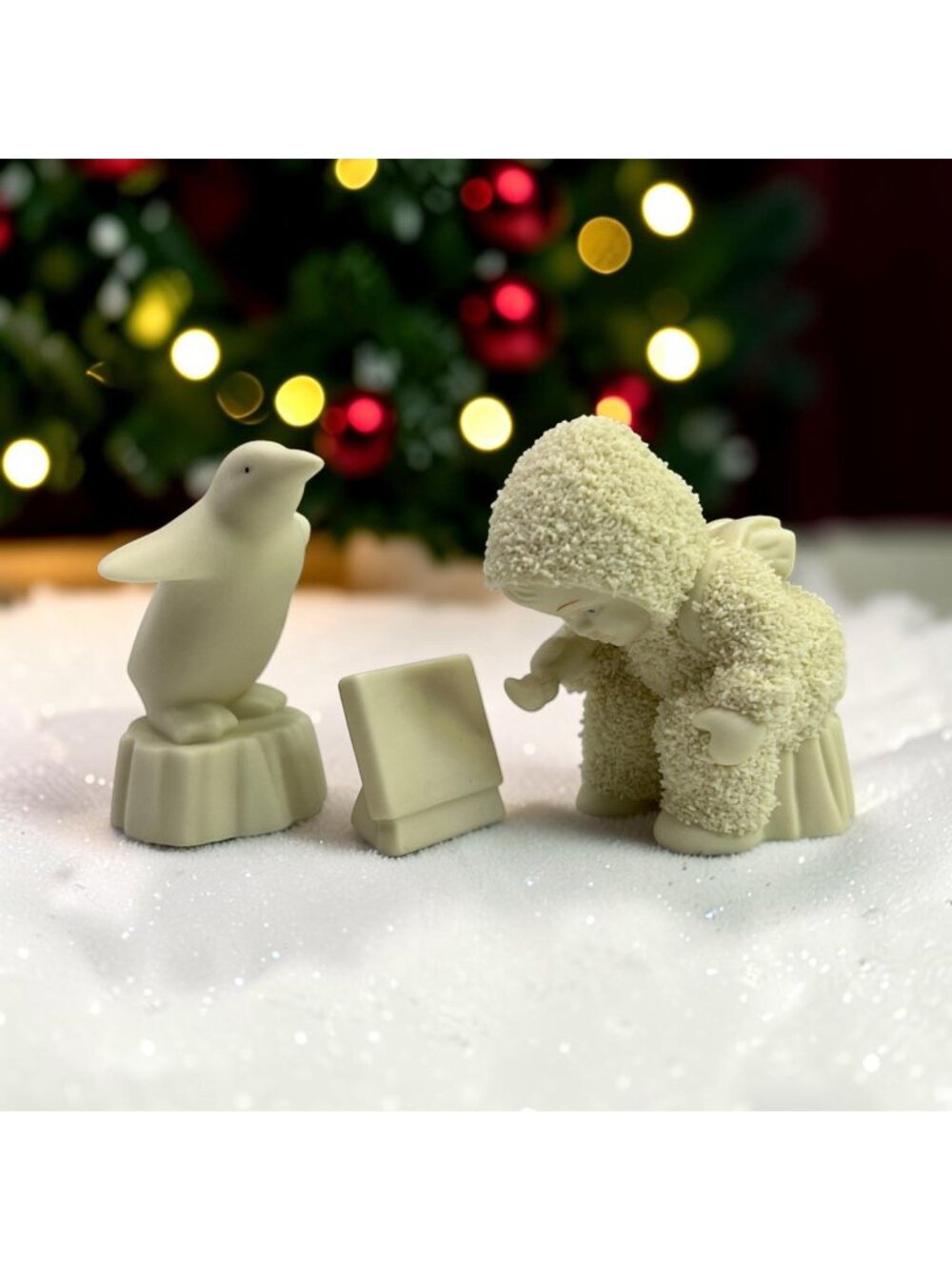 Department 56 Snowbabies "Im An Artist" Figurine Set With Box From 2000
